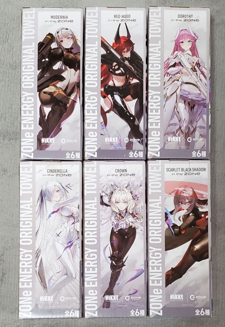 NIKKE zone タオル　コンプリート　6種　イオン限定