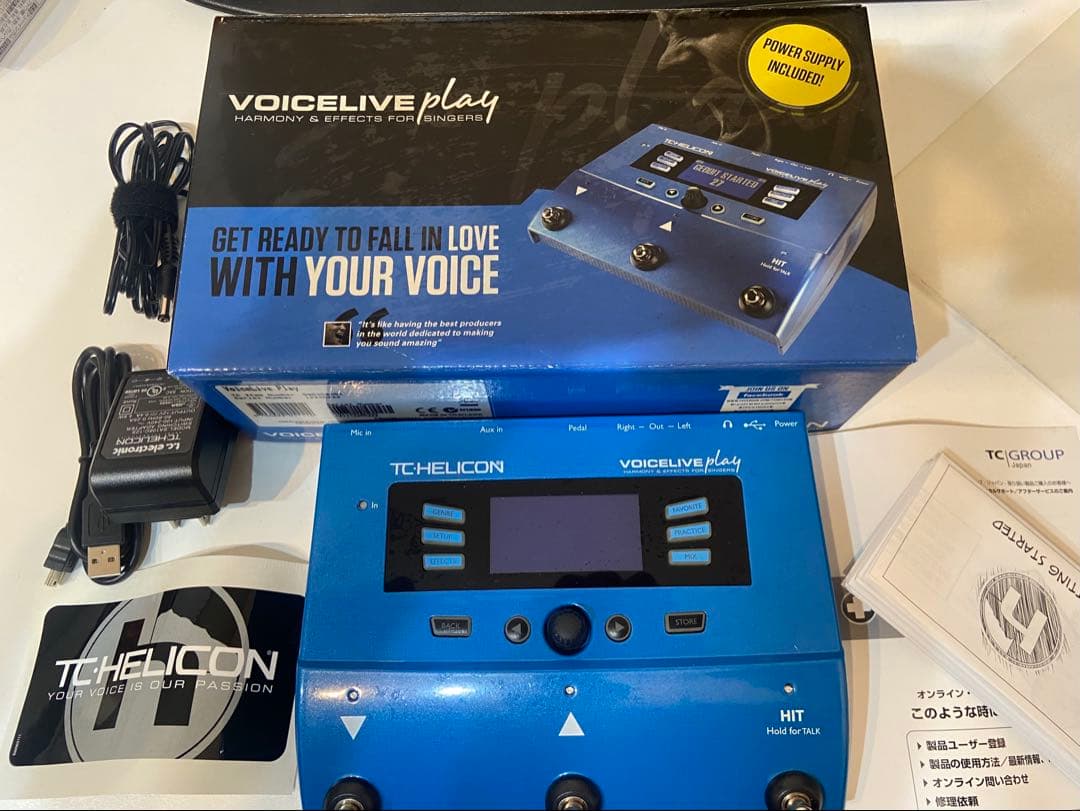 ギター TC-HELICON VOICE LIVE play