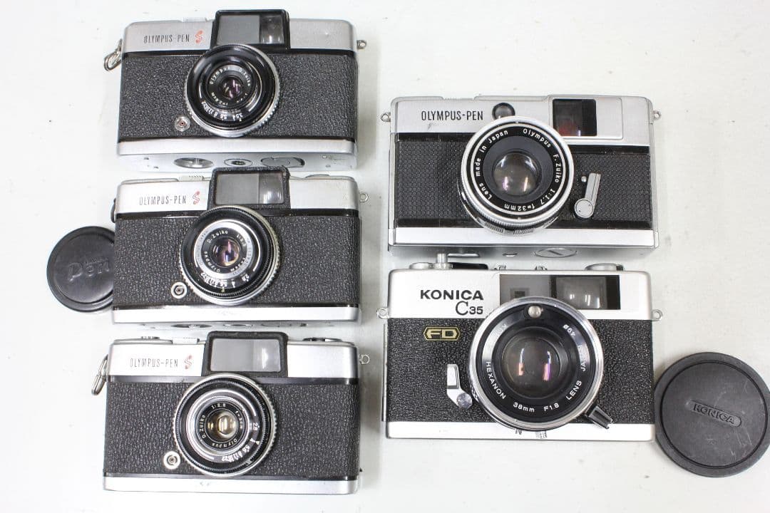 フィルムカメラ ５台 OLYMPUS KONICA