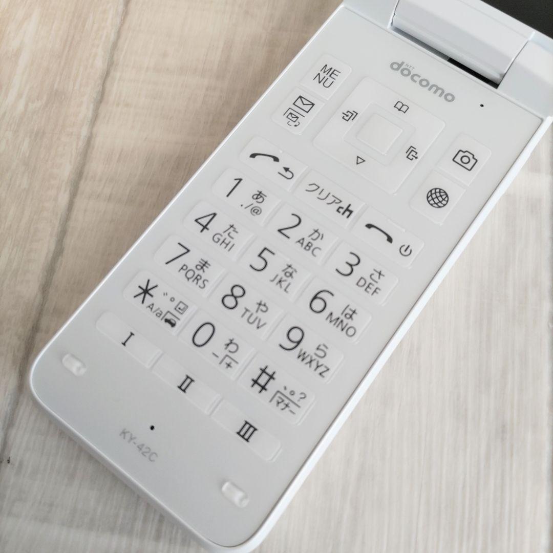 docomo DIGNOケータイ KY-42C ホワイト