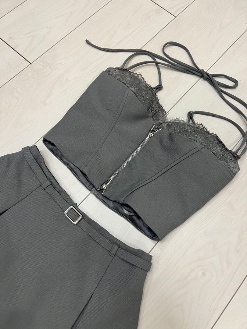 【Glossy/グロッシー】フロントレース/ セットアップ/ キャバドレス