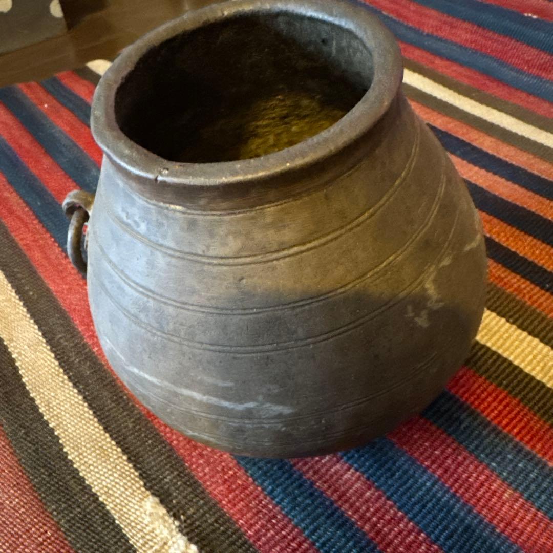 インドブラス聖水入れ Ｄ