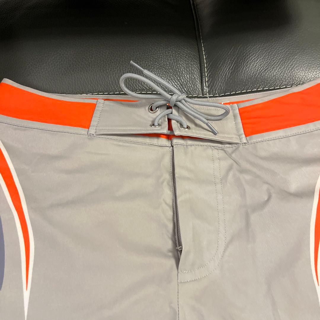 YAMS ステージショーツ　クロノス　グレー　オレンジ　ボディコンテスト