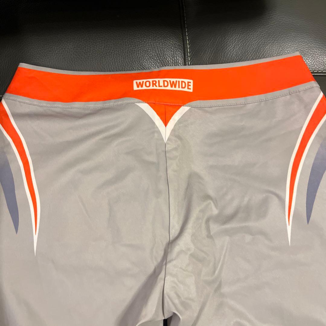 YAMS ステージショーツ　クロノス　グレー　オレンジ　ボディコンテスト