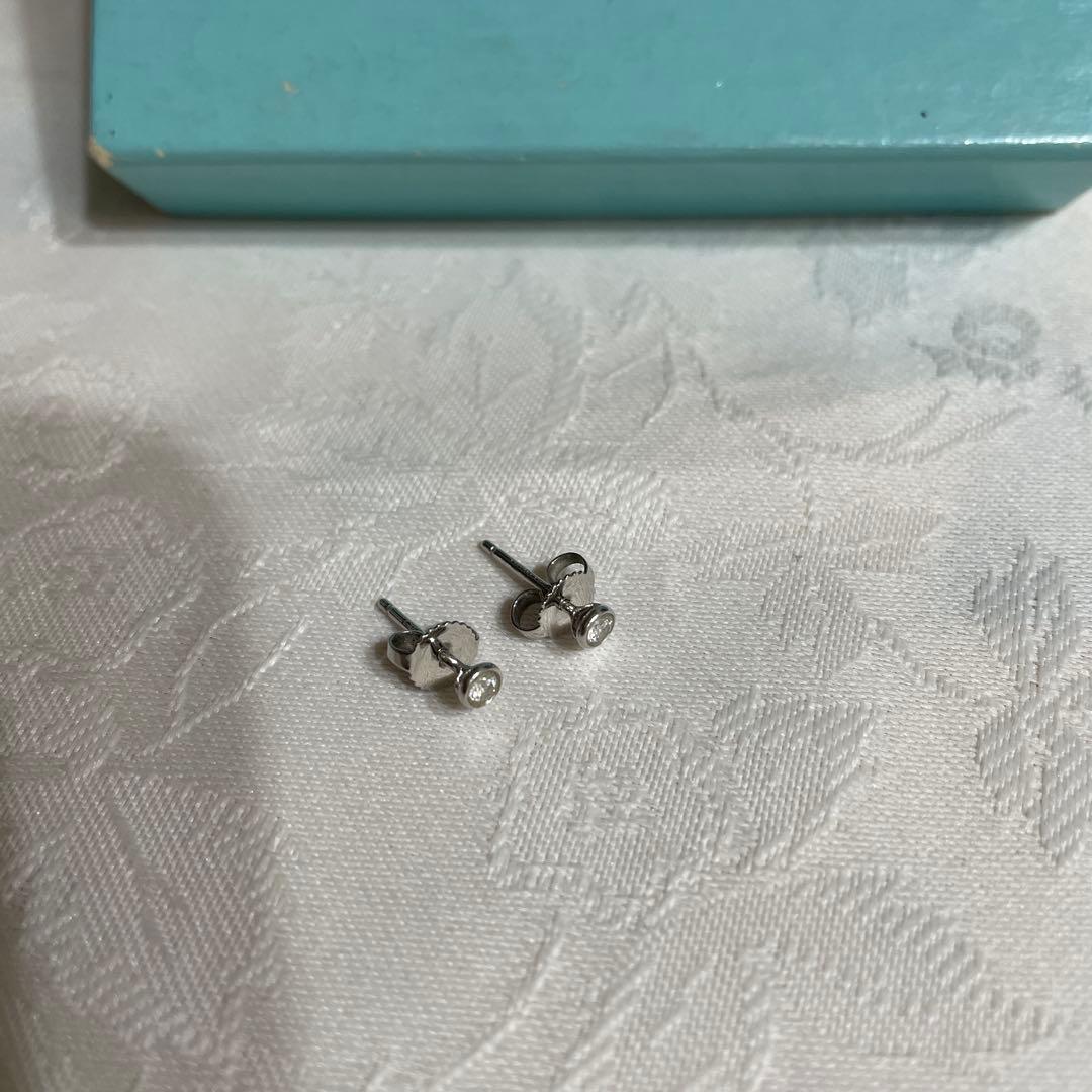 Tiffany & Co. バイザヤード ピアス　PT950 ティファニー