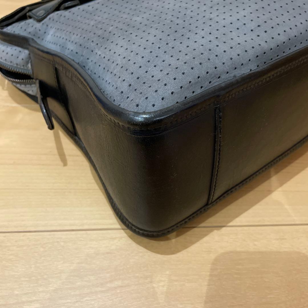 【美品】フェリージ　スエード　オールレザー　ビジネスバッグ　8637
