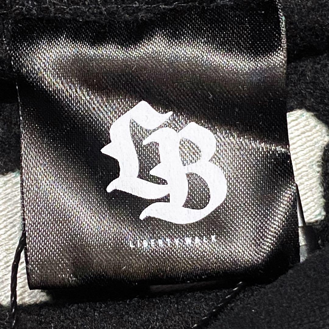 【新品・タグ付】LIBERTY WALK ビッグロゴ 刺繍 パーカー ブラック