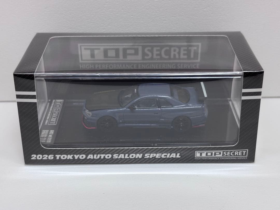 Top secret 1/64 GTR R34 東京オートサロン2026 限定