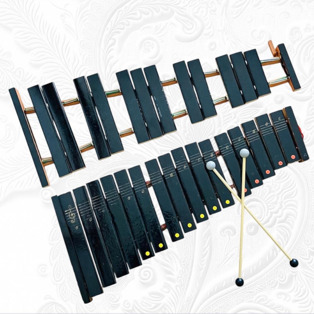 KAWAI シロフォン カリン 卓上木琴 30音