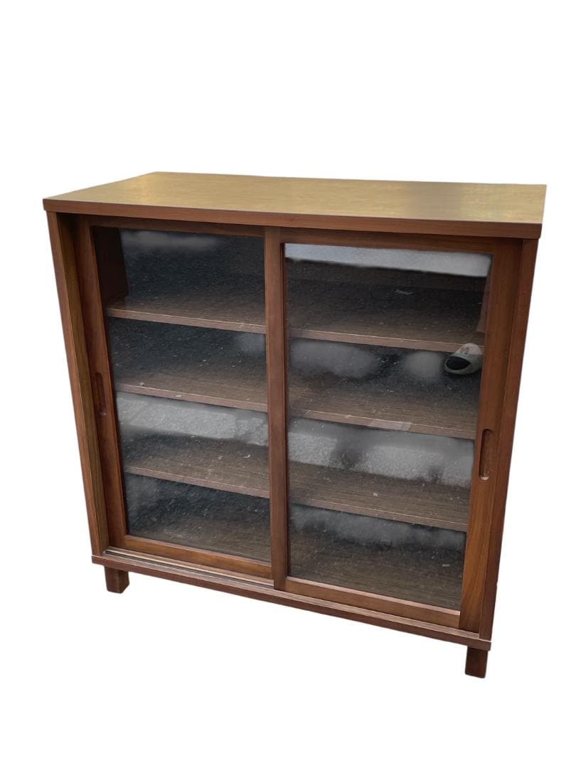 大阪京都限定 無印良品　キャビネット 食器棚　ウォールナット