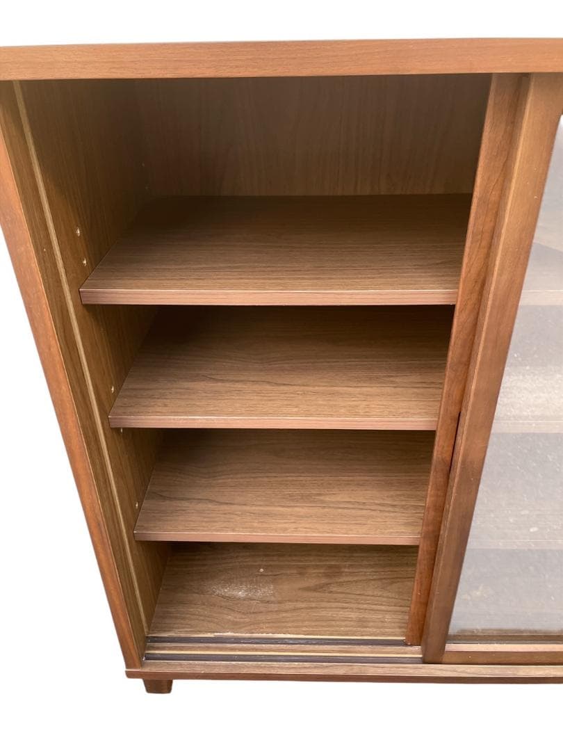 大阪京都限定 無印良品　キャビネット 食器棚　ウォールナット