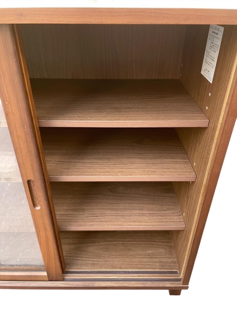大阪京都限定 無印良品　キャビネット 食器棚　ウォールナット