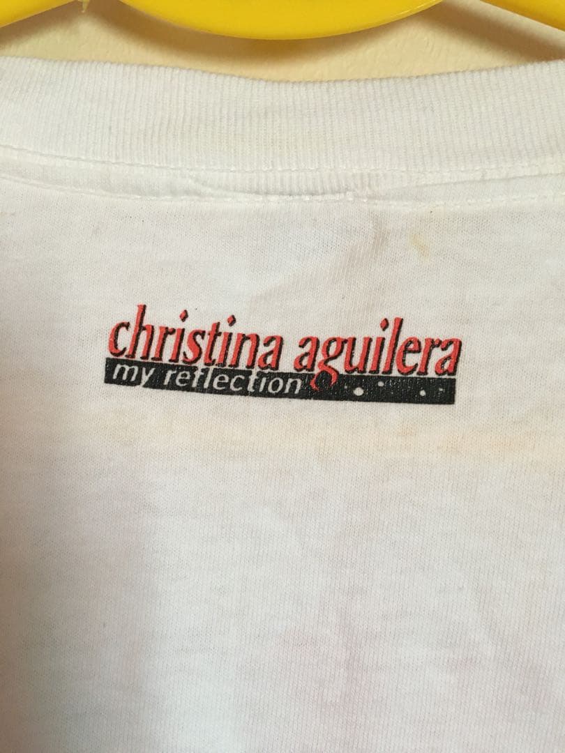 90s クリスティーナアギレラ USA製　ヴィンテージ　チビTシャツ　レディース