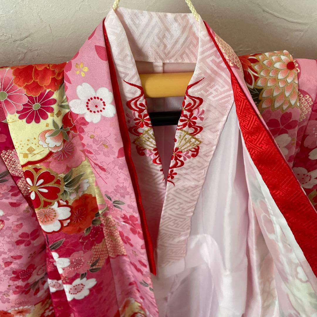 7歳 女の子 着物 七五三 着物セット 11点 はこせこ