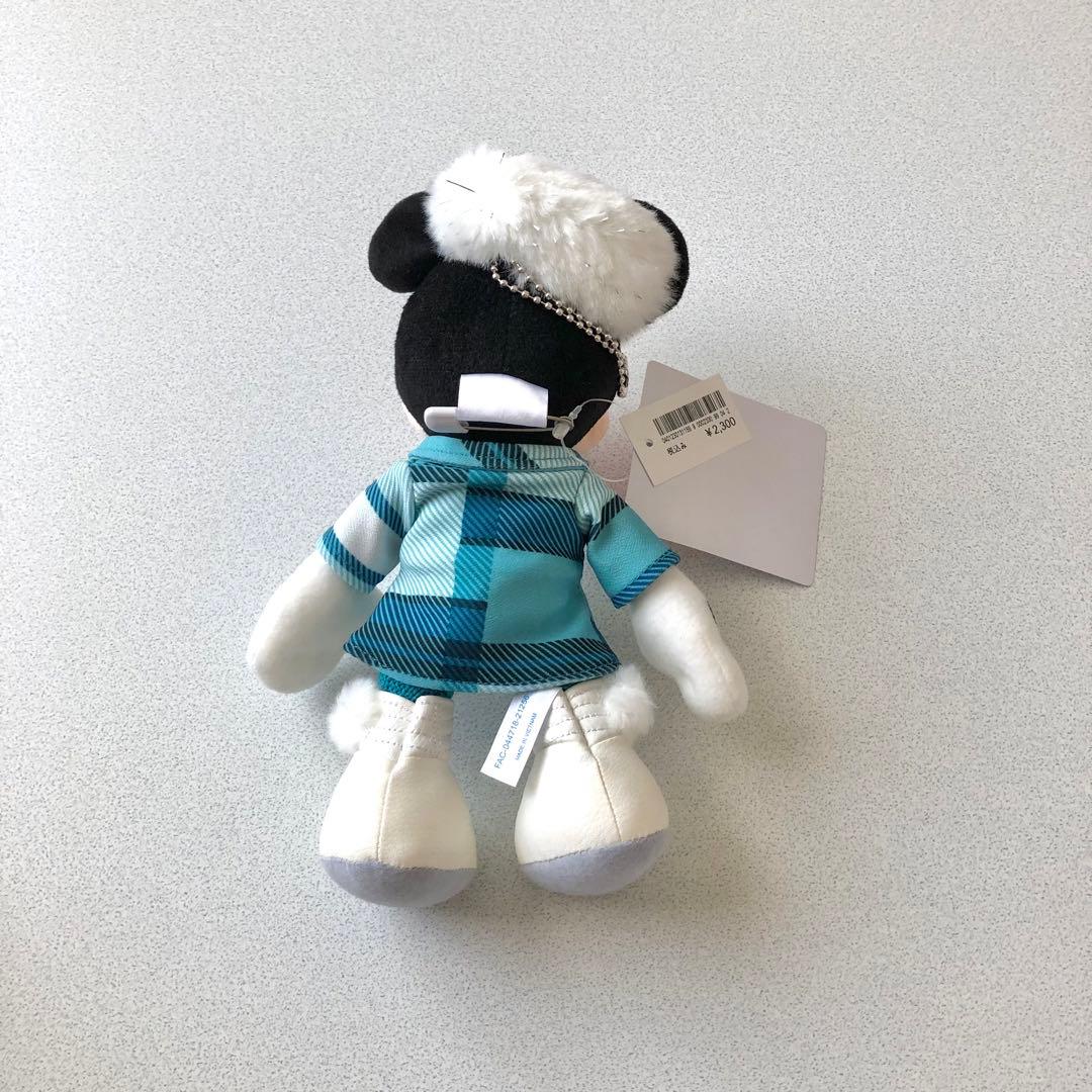 ディズニー ミニーのスタイルスタジオ 冬 ウィンター ぬいぐるみバッジ ミニー