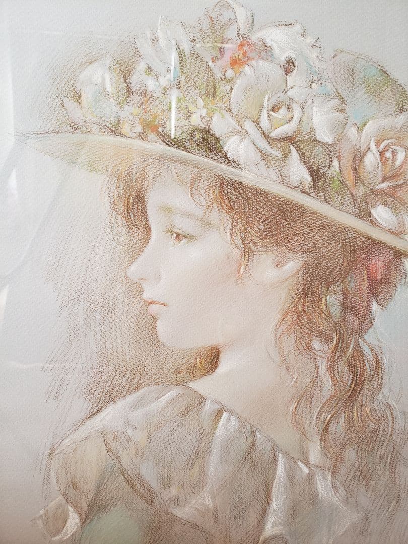 パステル画　進徹