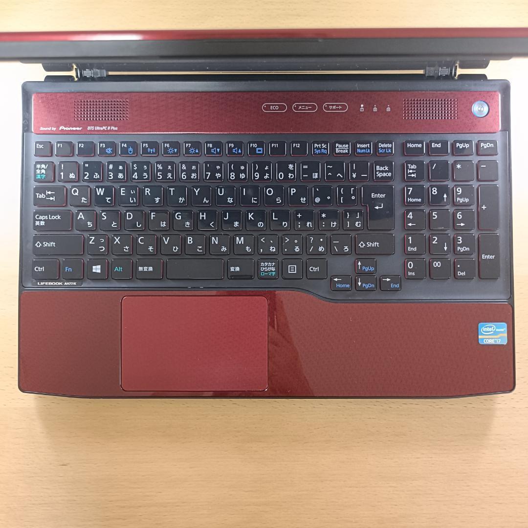 Core i7 Windows11 ノートPC SSD メモリ16GB 富士通