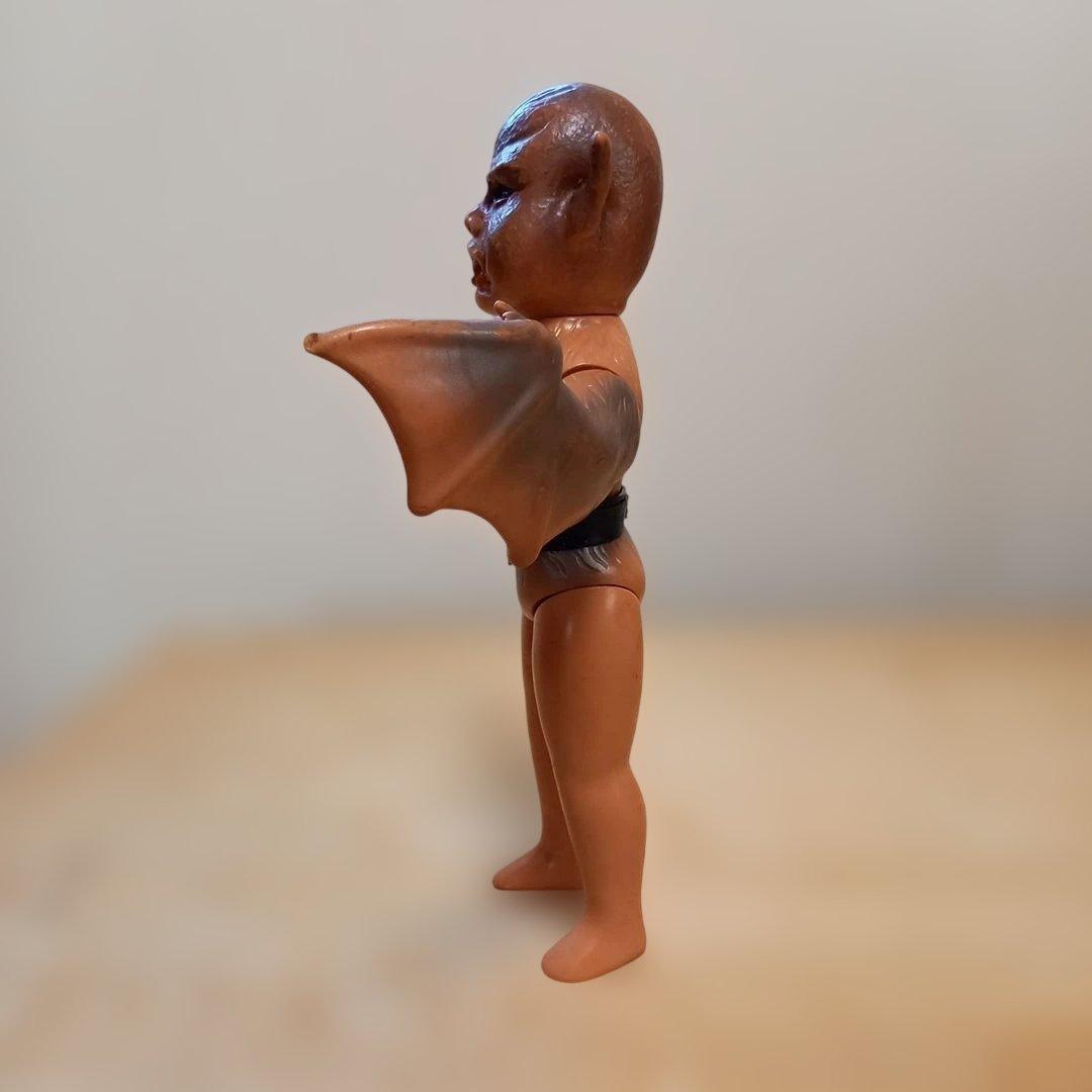 仮面ライダーコウモリ男ソフビ当時物