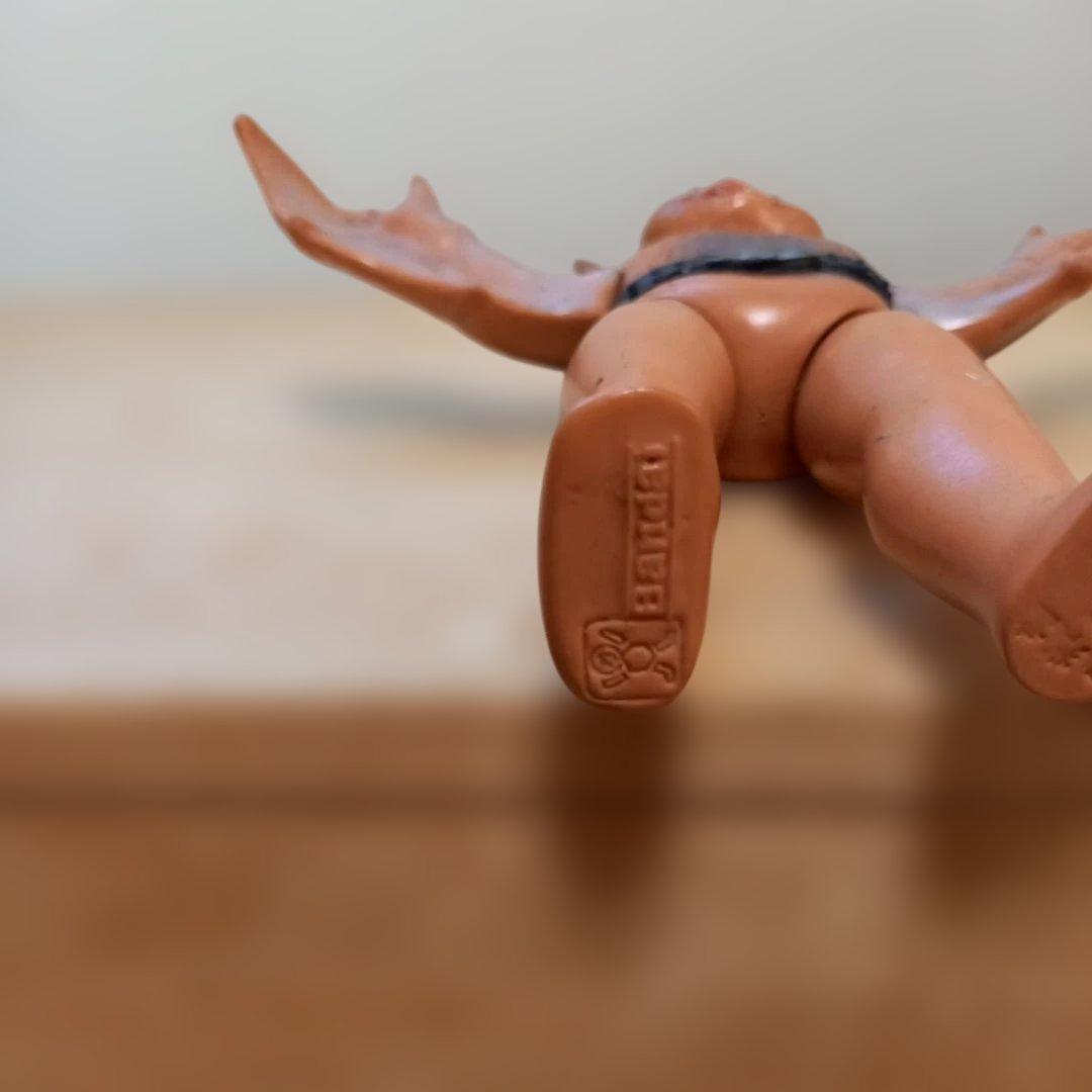 仮面ライダーコウモリ男ソフビ当時物