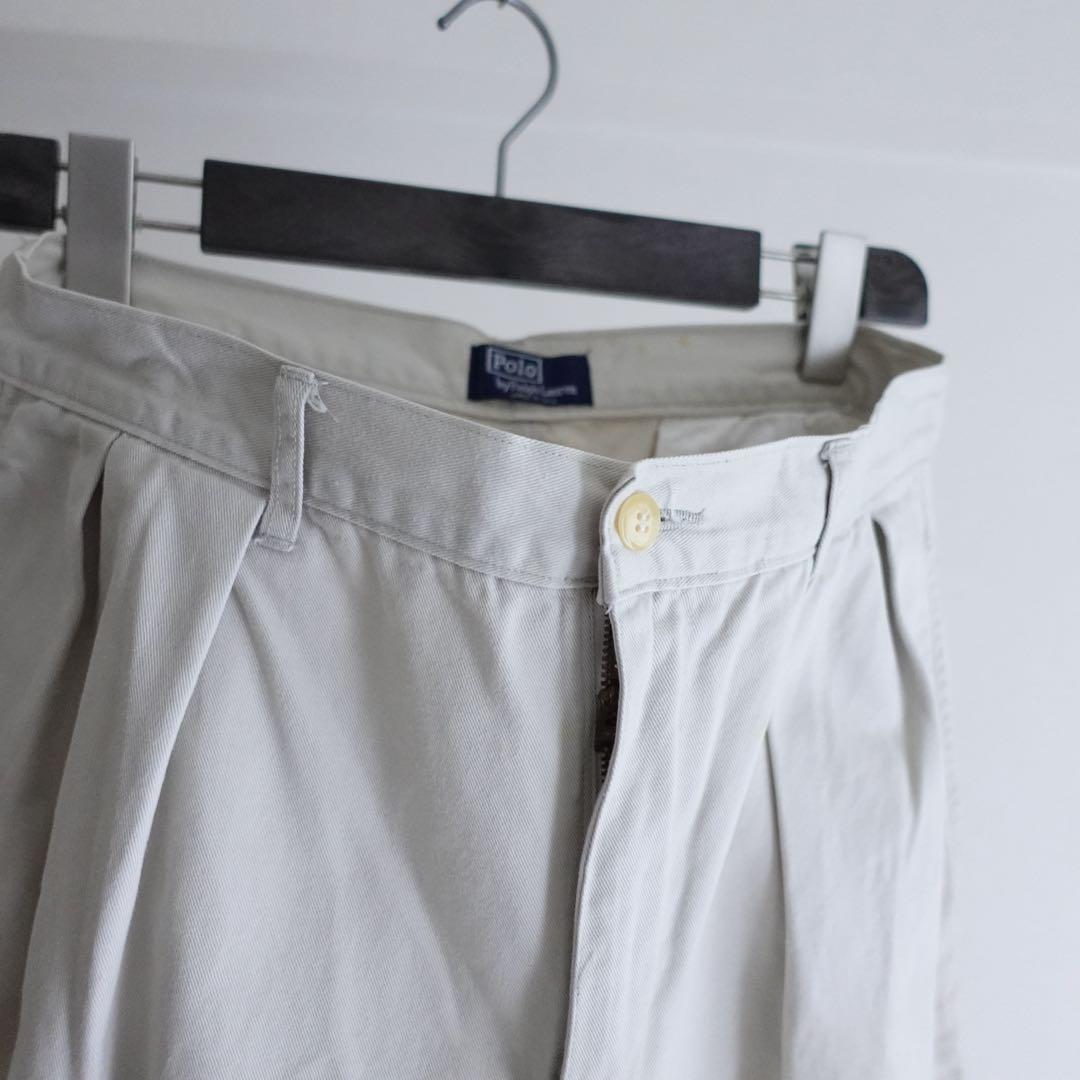 【USA製・初期タグ】Polo Ralph Lauren ポロチノ　2タック