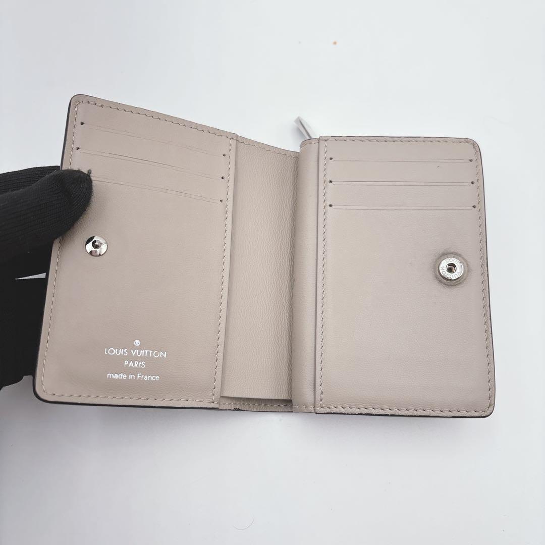 IC搭載　ルイヴィトン　ポルトフォイユ　クレア　マヒナ　ガレ　二つ折り　財布