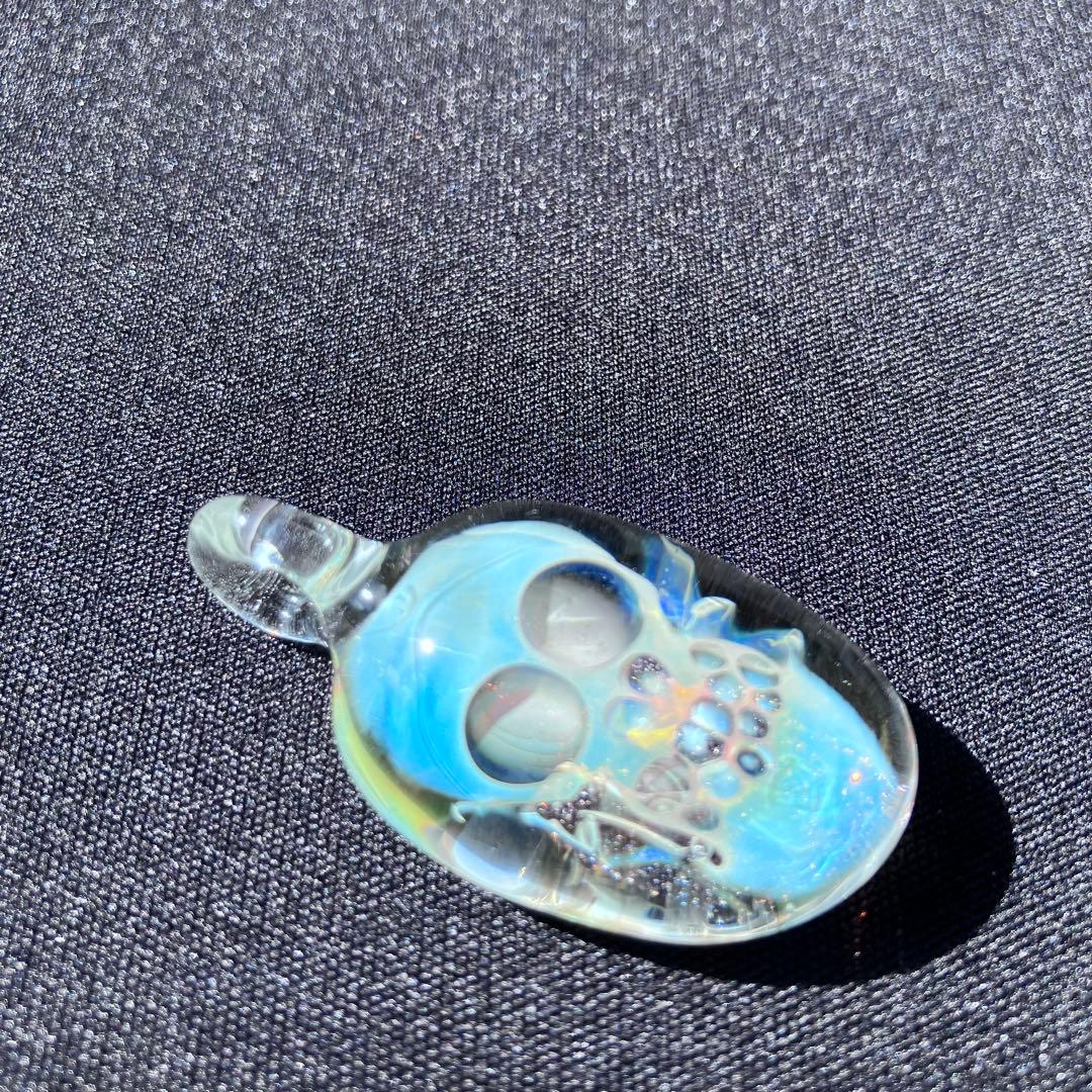 XODAS ペンダント ボロシリケイトガラス Bob Skull Proto