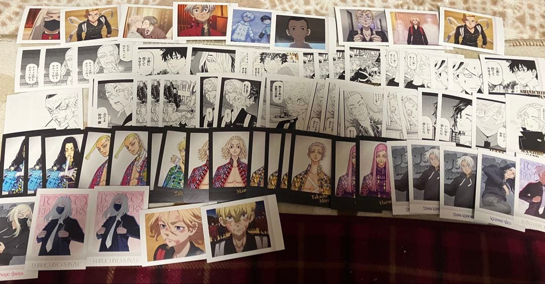 東京リベンジャーズ グッズ まとめ売り 缶バッジ 色紙 クリアカード