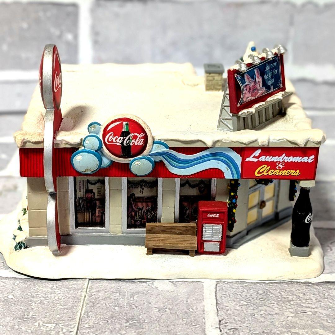レア物 Coca-Cola ランドリー クリーナーズ イルミネーション付 置物