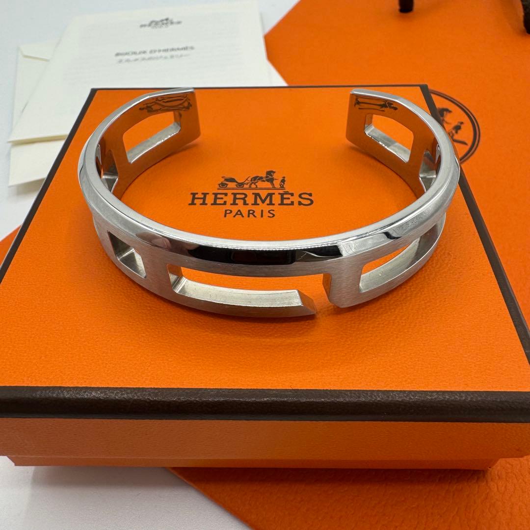 キミスタ 【廃番品・未使用】HERMES エルメス プレイ バングル