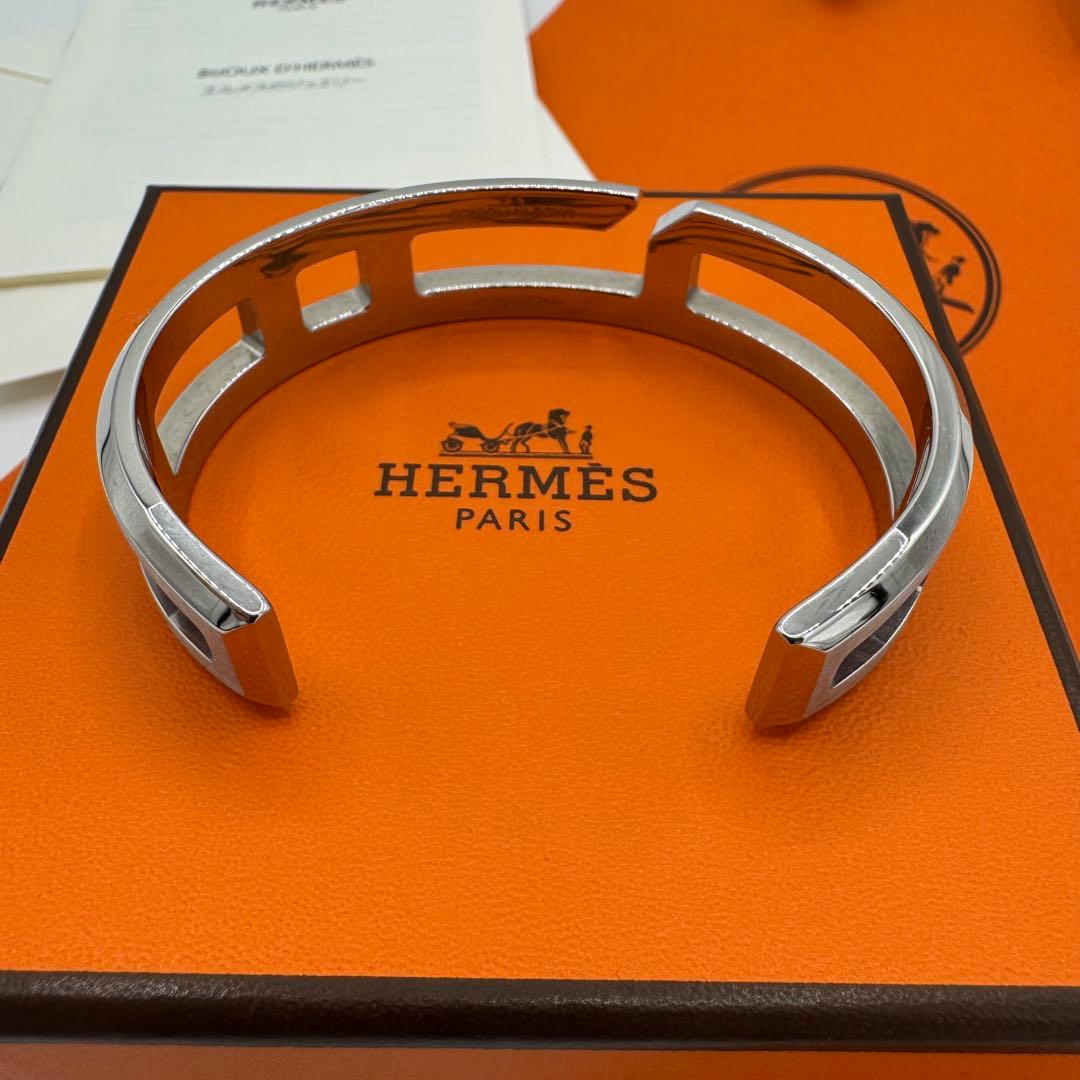 キミスタ 【廃番品・未使用】HERMES エルメス プレイ バングル
