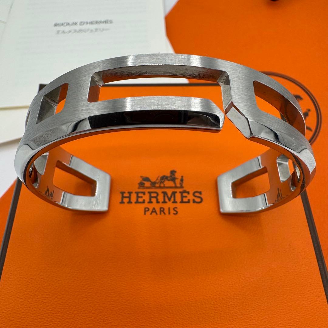 キミスタ 【廃番品・未使用】HERMES エルメス プレイ バングル