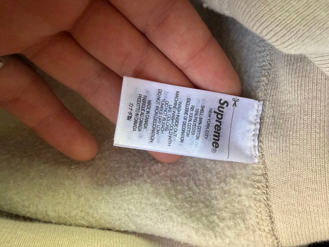 Supreme ボックスロゴ ホワイト パーカー Mサイズ