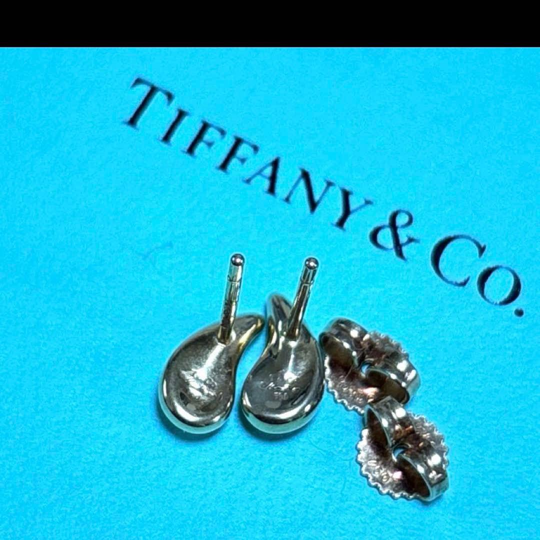 たか　ティファニー　ティアドロップ ピアス　750 キャッチ純正