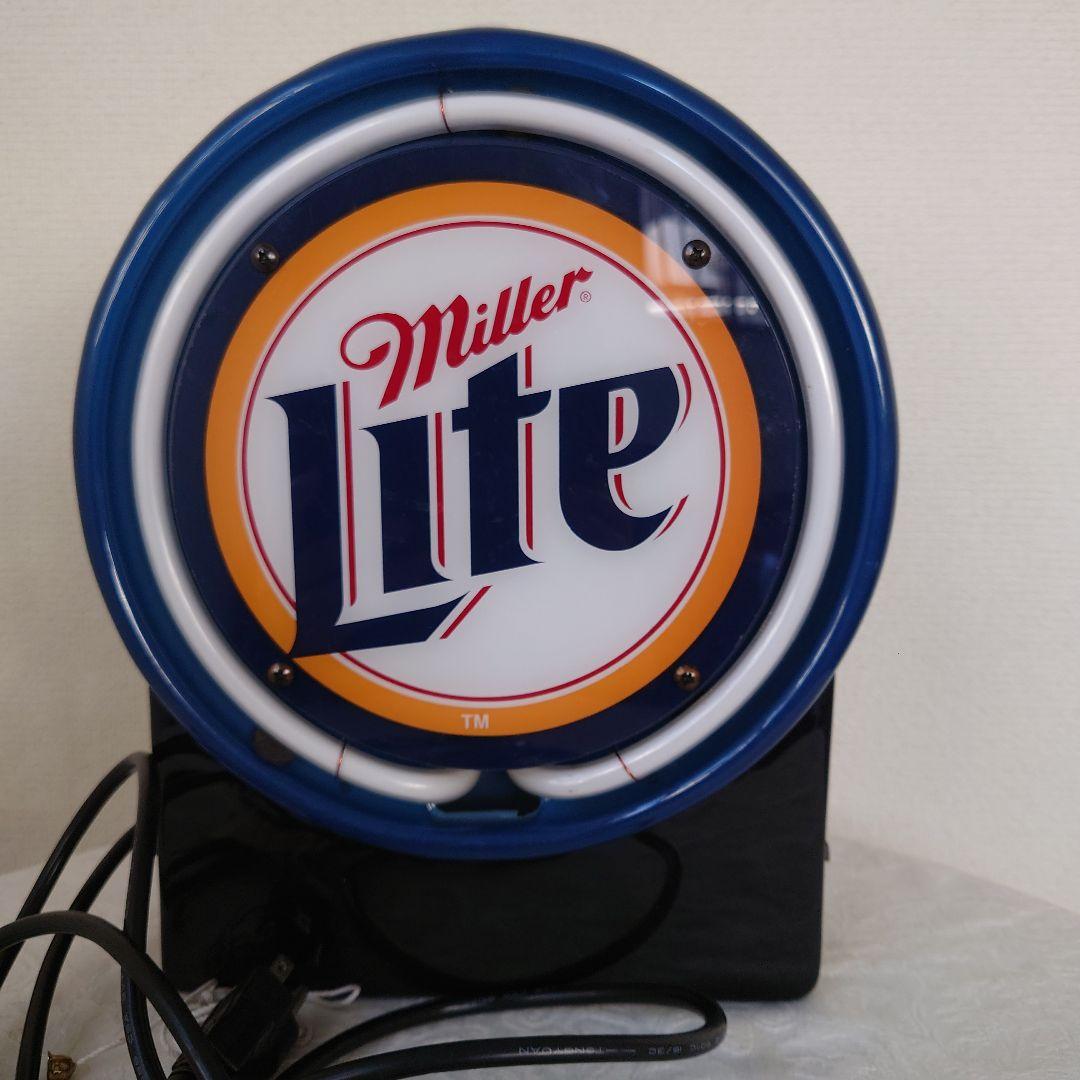【アンティーク】Miller Lite　ネオンサイン【レア】