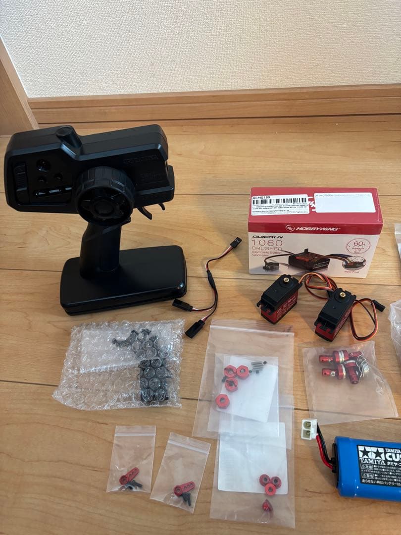 【新品！4WS！OP多数！】タミヤ CR-01 ランドクルーザー40 フルセット