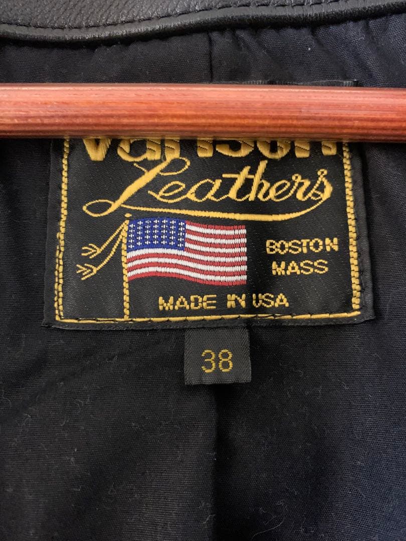 バンソン vanson Explorer別注 シングルライダースB 38