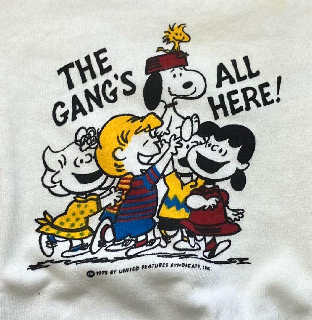 Vintage Snoopy Peanuts kids キッズ トレーナー