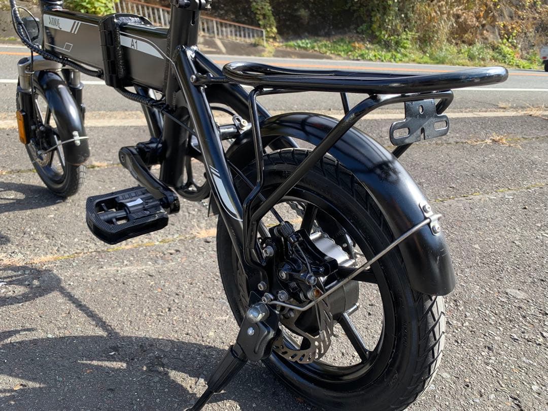 【動作確認済】送料無料AiDDE 折りたたみ電動アシスト自転車A1 14インチ