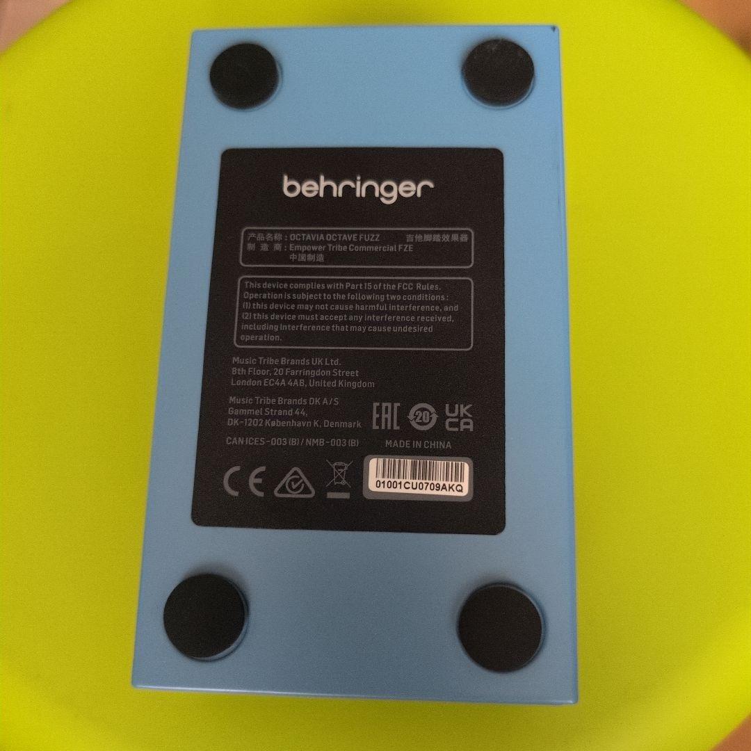 behringer Octavia オクターブファズ