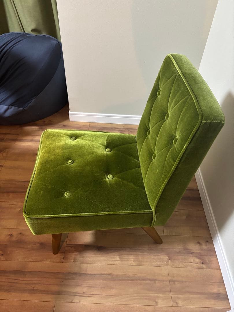 【期間限定値引き】カリモク60 カフェチェア モケットグリーン