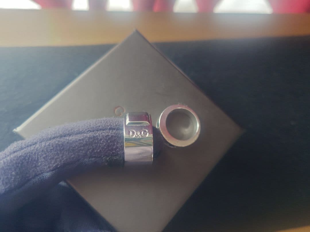 GUCCI ☆13号☆ D&G ☆87R ロゴ入りリング シルバー