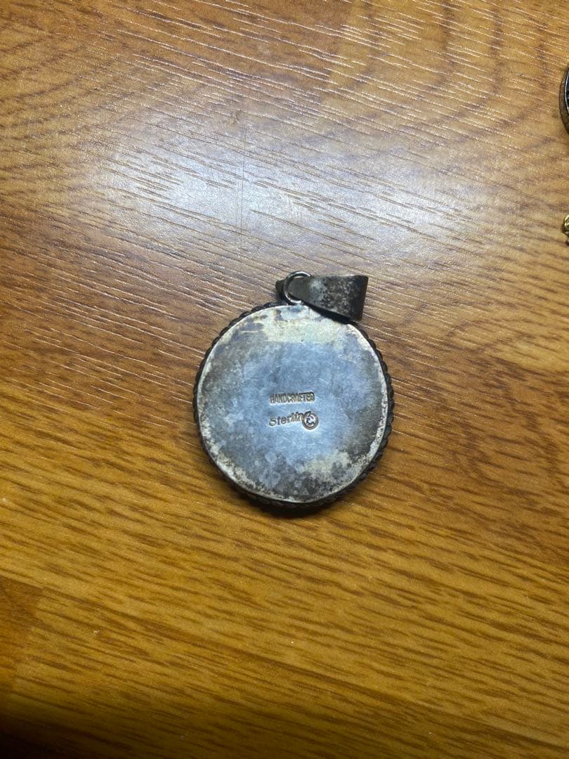 ターコイズネックレス　トップ　シルバー925