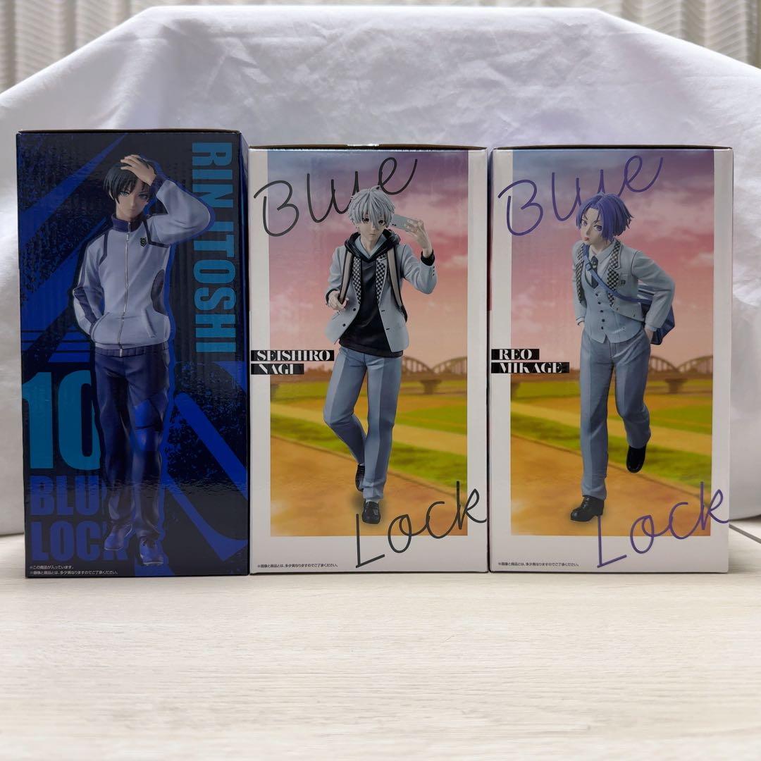 一番くじ ブルーロック フィギュア 糸師凛 凪誠士郎 御影玲王