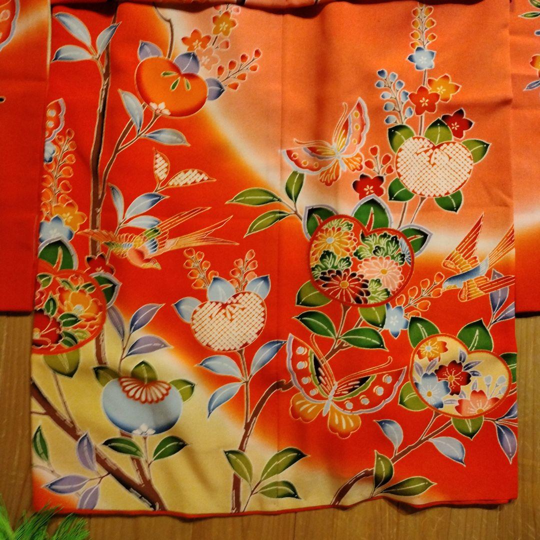 七五三　七歳　正絹