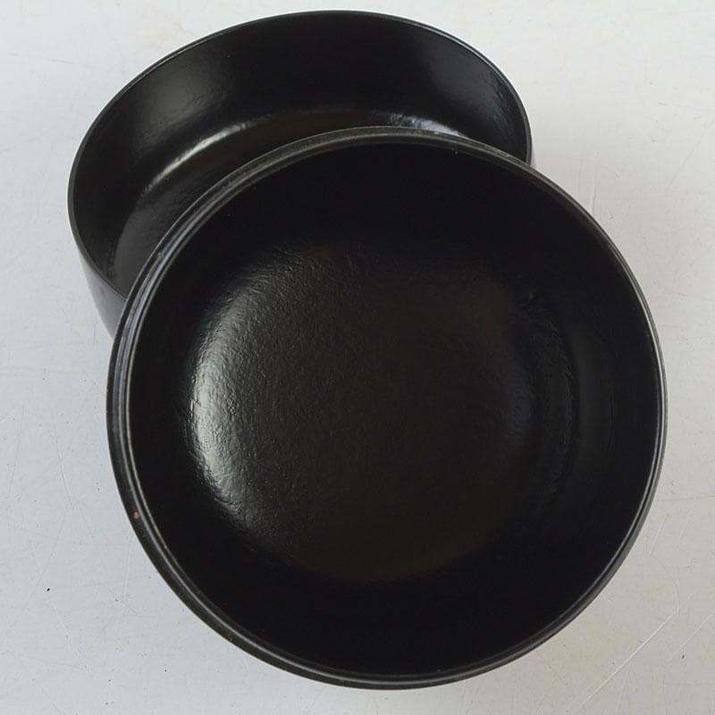 茶道具　堀川蒼雲作　螺鈿装飾　花蝶蒔絵　中棗　共箱　V　9363