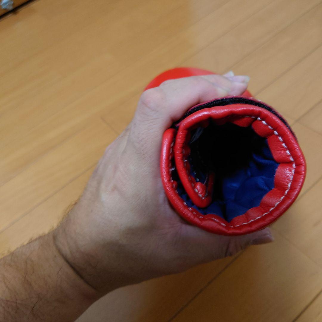 最終価格 Winning ボクシンググローブ 8oz レッド マジックテープ式