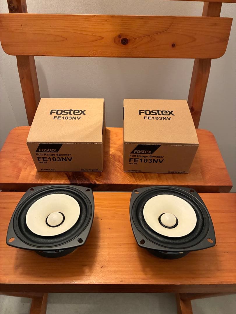 Fostex 10cmフルレンジユニット FE103NV １ペア 新品生産終了品