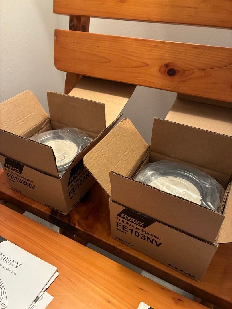 Fostex 10cmフルレンジユニット FE103NV １ペア 新品生産終了品