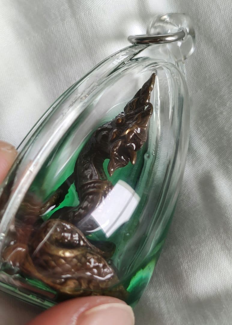 【猫チキ！】タイのお守りプラクルアン！タイの神獣ナーガ！