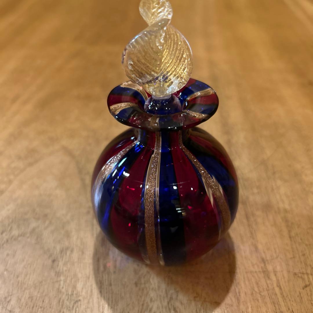 ベネチア　ムラーノガラス　香水瓶　ビンテージ